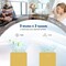 Costway Dehumidifier for Home Basement 9-Pint(DOE)/Day 3 Modes Portable up to 2500 Sq. Ft Blue/Pink/Yellow (MAX32Pint at 95°F, 90%RH)